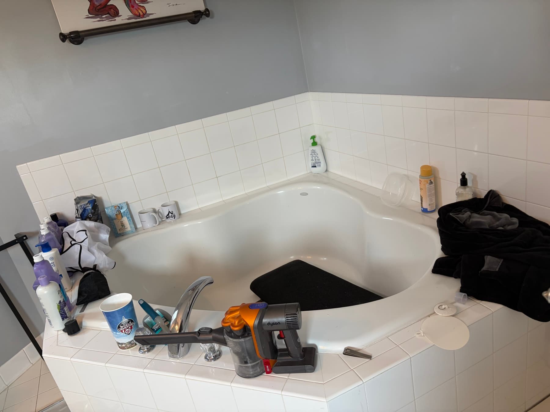 Before cleaning result — Primary bath